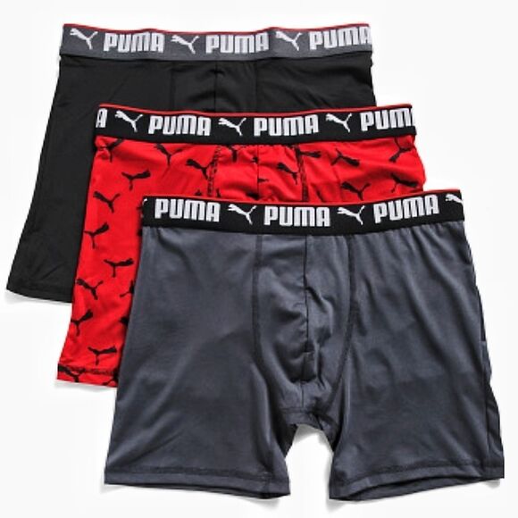 Puma Sport Style Boxer Briefs Performance Athletic Fit #8 - Picture 1 of 3